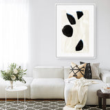 Shop Neutral Black And White II Canvas Print a painted style framed canvas wall art print from The Print Emporium artwork collection - Buy Australian made fine art painting style stretched canvas prints for the home and your interior decor space, TPE-PC-WZ630-CA-35X46-NF