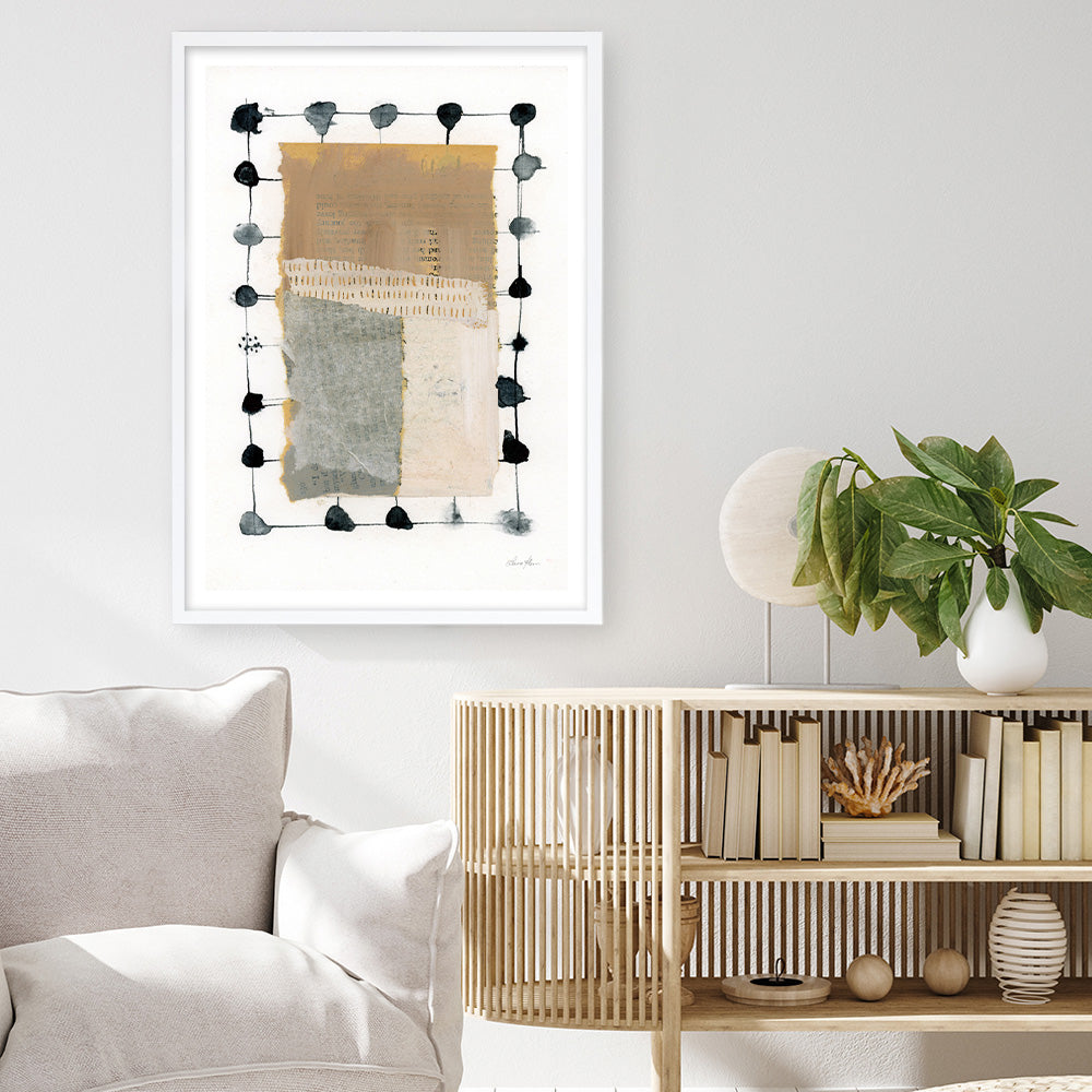 Shop Neutral Collage II Art Print a painted abstract themed wall art print from The Print Emporium wall artwork collection - Buy Australian made fine art painting style poster and framed prints for the home and your interior decor room, TPE-WA-73168-AP