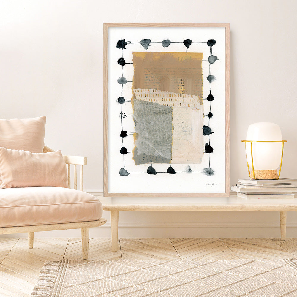 Shop Neutral Collage II Art Print a painted abstract themed wall art print from The Print Emporium wall artwork collection - Buy Australian made fine art painting style poster and framed prints for the home and your interior decor room, TPE-WA-73168-AP