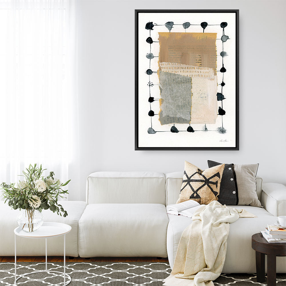 Shop Neutral Collage II Canvas Print a painted abstract themed framed canvas wall art print from The Print Emporium artwork collection - Buy Australian made fine art painting style stretched canvas prints for the home and your interior decor space, TPE-WA-73168-CA-35X46-NF