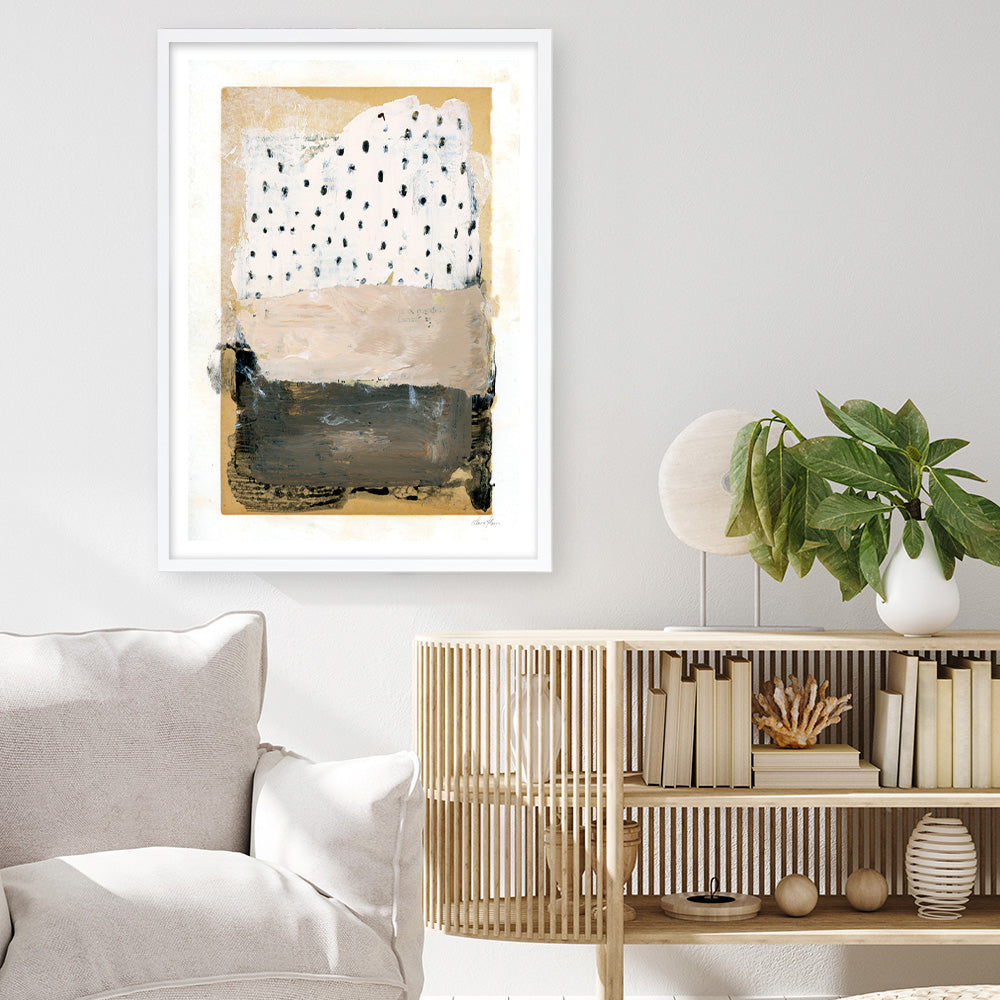 Shop Neutral Collage III Art Print a painted abstract themed wall art print from The Print Emporium wall artwork collection - Buy Australian made fine art painting style poster and framed prints for the home and your interior decor room, TPE-WA-73169-AP