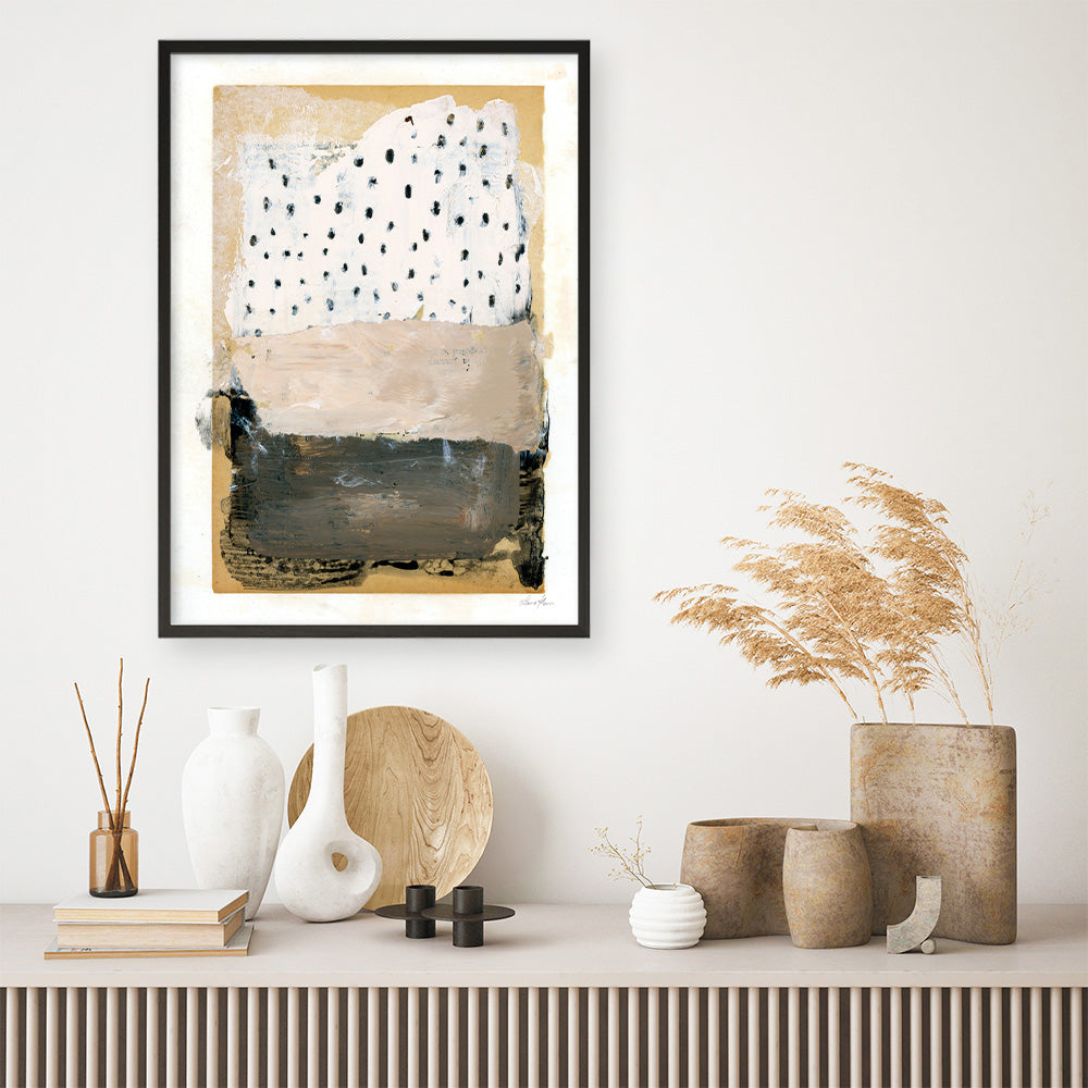 Shop Neutral Collage III Art Print a painted abstract themed wall art print from The Print Emporium wall artwork collection - Buy Australian made fine art painting style poster and framed prints for the home and your interior decor room, TPE-WA-73169-AP