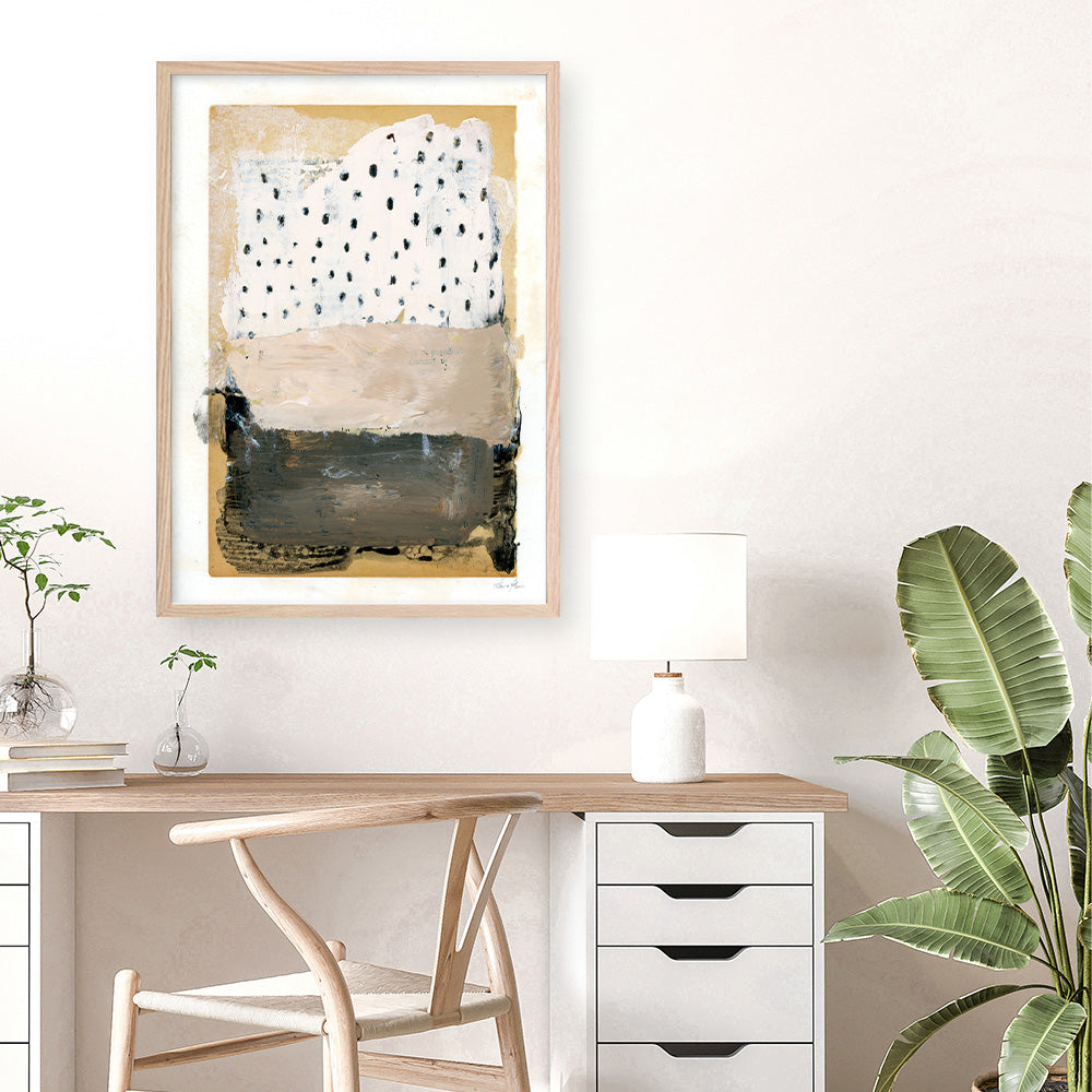 Shop Neutral Collage III Art Print a painted abstract themed wall art print from The Print Emporium wall artwork collection - Buy Australian made fine art painting style poster and framed prints for the home and your interior decor room, TPE-WA-73169-AP
