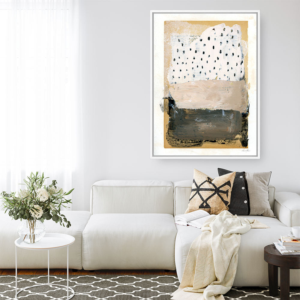Shop Neutral Collage III Canvas Print a painted abstract themed framed canvas wall art print from The Print Emporium artwork collection - Buy Australian made fine art painting style stretched canvas prints for the home and your interior decor space, TPE-WA-73169-CA-35X46-NF