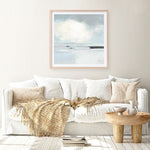 Shop Neutral Horizon I (Square) Art Print a painted abstract themed wall art print from The Print Emporium wall artwork collection - Buy Australian made fine art painting style poster and framed prints for the home and your interior decor room, TPE-WA-60617-AP