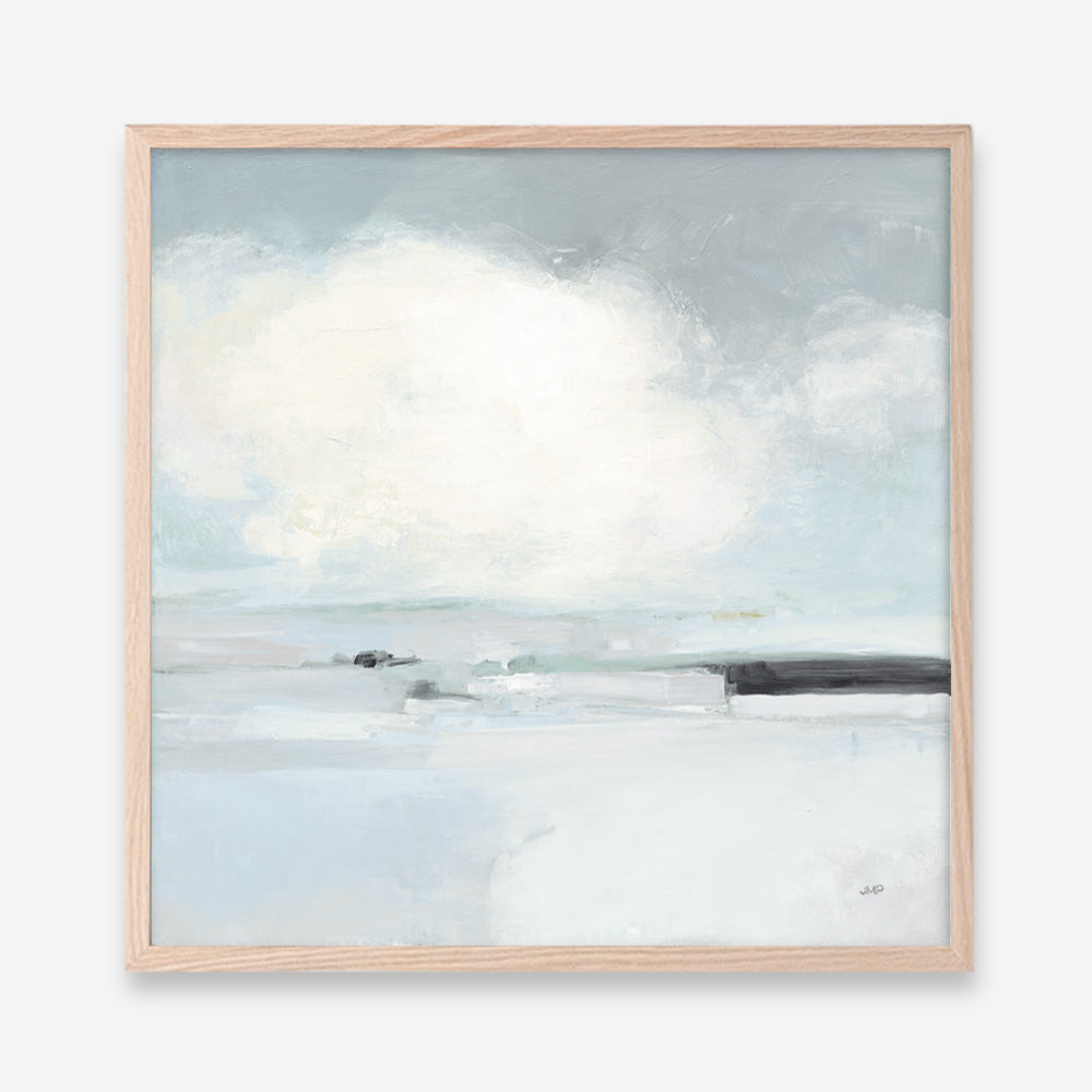 Shop Neutral Horizon I (Square) Art Print a painted abstract themed wall art print from The Print Emporium wall artwork collection - Buy Australian made fine art painting style poster and framed prints for the home and your interior decor room, TPE-WA-60617-AP