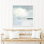 Shop Neutral Horizon I (Square) Art Print a painted abstract themed wall art print from The Print Emporium wall artwork collection - Buy Australian made fine art painting style poster and framed prints for the home and your interior decor room, TPE-WA-60617-AP
