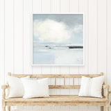 Shop Neutral Horizon I (Square) Art Print a painted abstract themed wall art print from The Print Emporium wall artwork collection - Buy Australian made fine art painting style poster and framed prints for the home and your interior decor room, TPE-WA-60617-AP