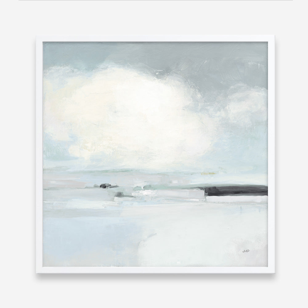 Shop Neutral Horizon I (Square) Art Print a painted abstract themed wall art print from The Print Emporium wall artwork collection - Buy Australian made fine art painting style poster and framed prints for the home and your interior decor room, TPE-WA-60617-AP
