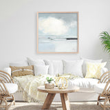 Shop Neutral Horizon I (Square) Art Print a painted abstract themed wall art print from The Print Emporium wall artwork collection - Buy Australian made fine art painting style poster and framed prints for the home and your interior decor room, TPE-WA-60617-AP