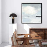 Shop Neutral Horizon I (Square) Canvas Print a painted abstract themed framed canvas wall art print from The Print Emporium artwork collection - Buy Australian made fine art painting style stretched canvas prints for the home and your interior decor space, TPE-WA-60617-CA-40X40-NF
