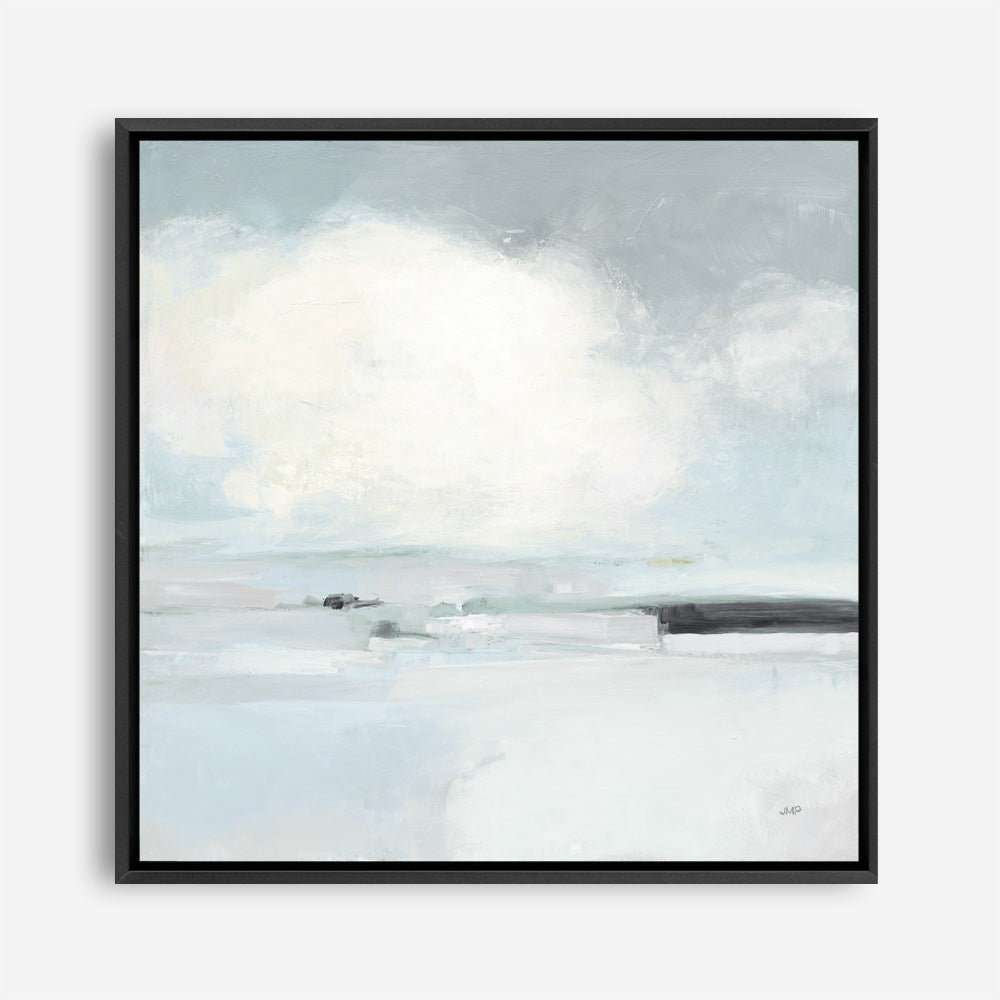 Shop Neutral Horizon I (Square) Canvas Print a painted abstract themed framed canvas wall art print from The Print Emporium artwork collection - Buy Australian made fine art painting style stretched canvas prints for the home and your interior decor space, TPE-WA-60617-CA-40X40-NF