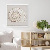 Shop Neutral Shells I (Square) Art Print a painted abstract themed wall art print from The Print Emporium wall artwork collection - Buy Australian made fine art painting style poster and framed prints for the home and your interior decor room, TPE-PC-EW142-AP