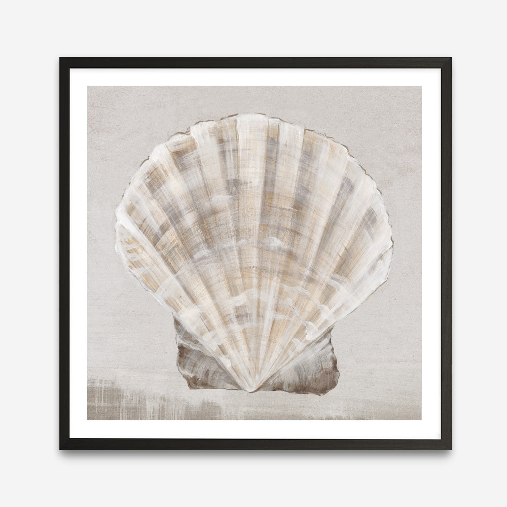 Shop Neutral Shells II (Square) Art Print a painted abstract themed wall art print from The Print Emporium wall artwork collection - Buy Australian made fine art painting style poster and framed prints for the home and your interior decor room, TPE-PC-EW143-AP