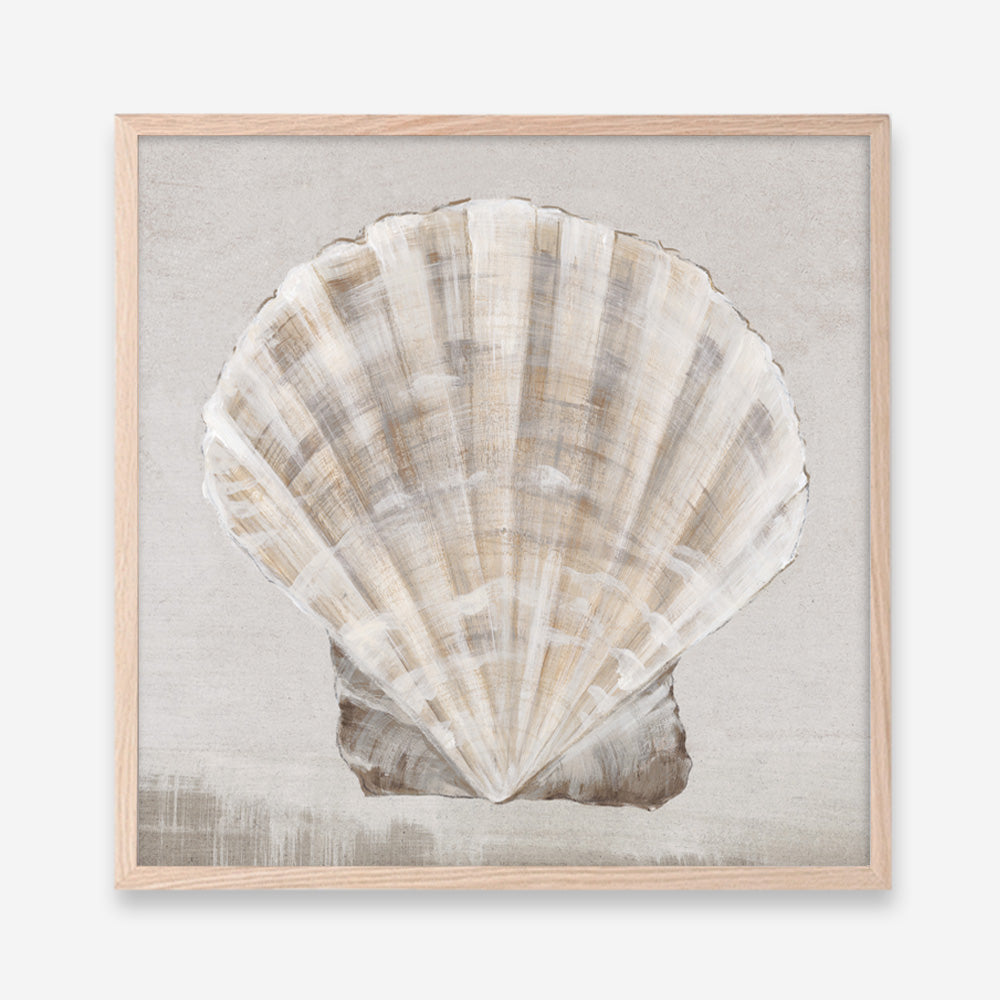 Shop Neutral Shells II (Square) Art Print a painted abstract themed wall art print from The Print Emporium wall artwork collection - Buy Australian made fine art painting style poster and framed prints for the home and your interior decor room, TPE-PC-EW143-AP
