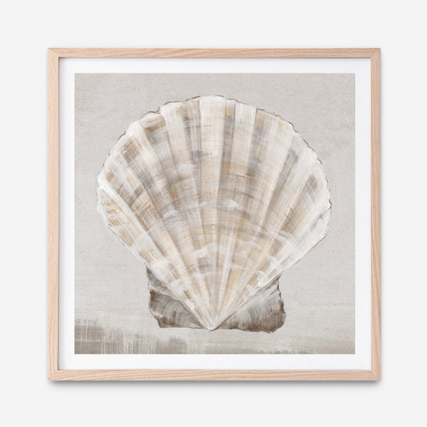 Shop Neutral Shells II (Square) Art Print a painted abstract themed wall art print from The Print Emporium wall artwork collection - Buy Australian made fine art painting style poster and framed prints for the home and your interior decor room, TPE-PC-EW143-AP