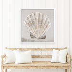 Shop Neutral Shells II (Square) Art Print a painted abstract themed wall art print from The Print Emporium wall artwork collection - Buy Australian made fine art painting style poster and framed prints for the home and your interior decor room, TPE-PC-EW143-AP