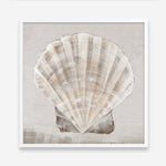 Shop Neutral Shells II (Square) Art Print a painted abstract themed wall art print from The Print Emporium wall artwork collection - Buy Australian made fine art painting style poster and framed prints for the home and your interior decor room, TPE-PC-EW143-AP