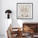 Shop Neutral Shells II (Square) Art Print a painted abstract themed wall art print from The Print Emporium wall artwork collection - Buy Australian made fine art painting style poster and framed prints for the home and your interior decor room, TPE-PC-EW143-AP