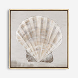 Shop Neutral Shells II (Square) Canvas Print a painted abstract themed framed canvas wall art print from The Print Emporium artwork collection - Buy Australian made fine art painting style stretched canvas prints for the home and your interior decor space, TPE-PC-EW143-CA-40X40-NF