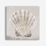 Shop Neutral Shells II (Square) Canvas Print a painted abstract themed framed canvas wall art print from The Print Emporium artwork collection - Buy Australian made fine art painting style stretched canvas prints for the home and your interior decor space, TPE-PC-EW143-CA-40X40-NF