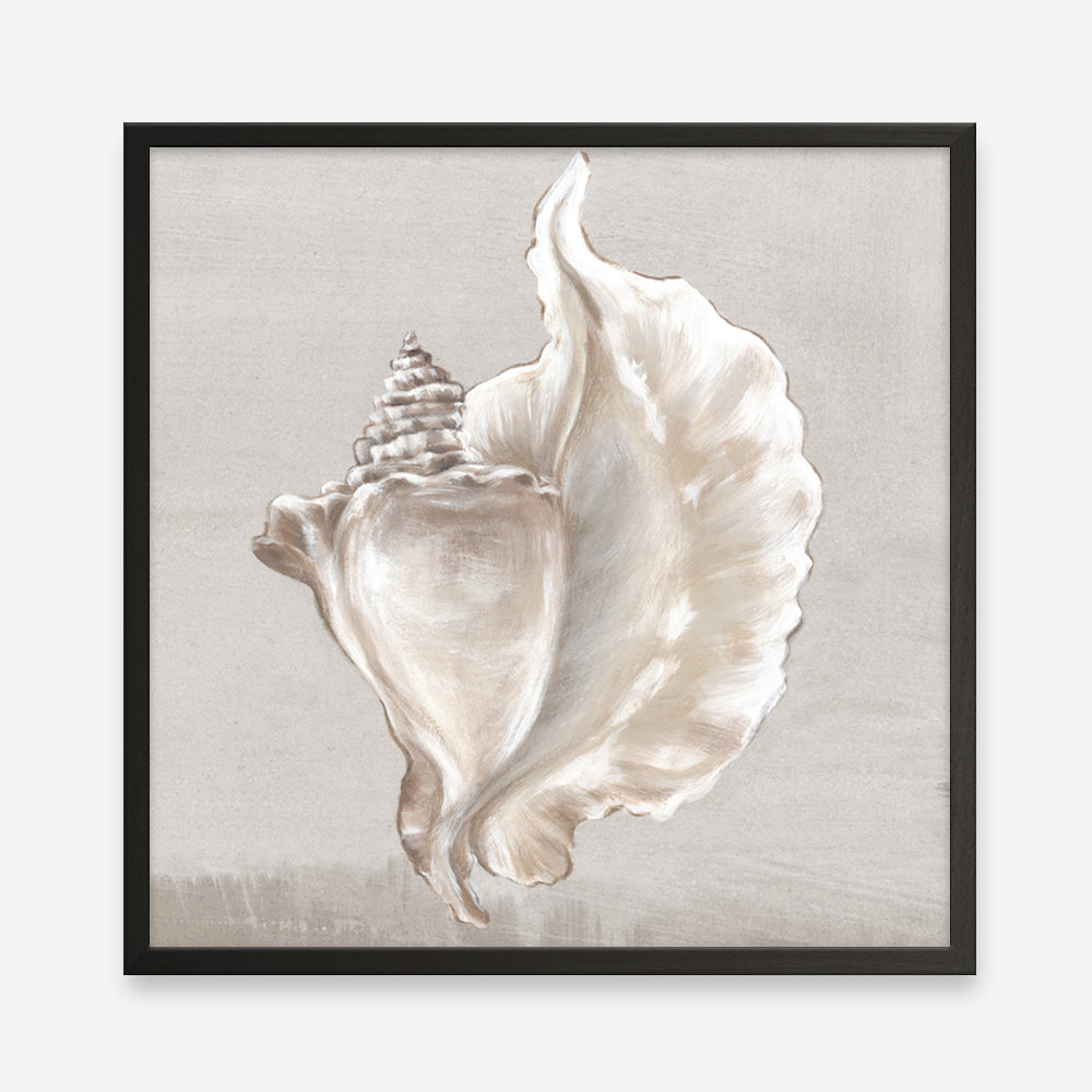 Shop Neutral Shells III (Square) Art Print a painted abstract themed wall art print from The Print Emporium wall artwork collection - Buy Australian made fine art painting style poster and framed prints for the home and your interior decor room, TPE-PC-EW144-AP