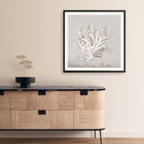 Shop Neutral Shells IV (Square) Art Print a painted abstract themed wall art print from The Print Emporium wall artwork collection - Buy Australian made fine art painting style poster and framed prints for the home and your interior decor room, TPE-PC-EW187-AP