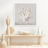 Shop Neutral Shells IV (Square) Art Print a painted abstract themed wall art print from The Print Emporium wall artwork collection - Buy Australian made fine art painting style poster and framed prints for the home and your interior decor room, TPE-PC-EW187-AP