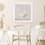 Shop Neutral Shells IV (Square) Art Print a painted abstract themed wall art print from The Print Emporium wall artwork collection - Buy Australian made fine art painting style poster and framed prints for the home and your interior decor room, TPE-PC-EW187-AP