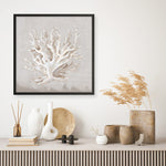 Shop Neutral Shells IV (Square) Art Print a painted abstract themed wall art print from The Print Emporium wall artwork collection - Buy Australian made fine art painting style poster and framed prints for the home and your interior decor room, TPE-PC-EW187-AP