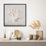 Shop Neutral Shells IV (Square) Art Print a painted abstract themed wall art print from The Print Emporium wall artwork collection - Buy Australian made fine art painting style poster and framed prints for the home and your interior decor room, TPE-PC-EW187-AP