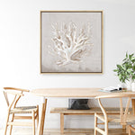 Shop Neutral Shells IV (Square) Canvas Print a painted abstract themed framed canvas wall art print from The Print Emporium artwork collection - Buy Australian made fine art painting style stretched canvas prints for the home and your interior decor space, TPE-PC-EW187-CA-40X40-NF