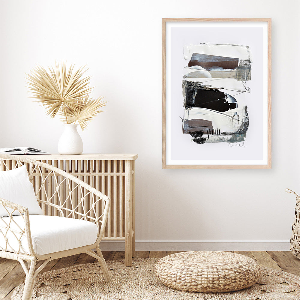 Shop Neutral Tones 2 Art Print a painted abstract themed wall art print from The Print Emporium wall artwork collection - Buy Australian made fine art painting style poster and framed prints for the home and your interior decor room, TPE-DH-077-AP