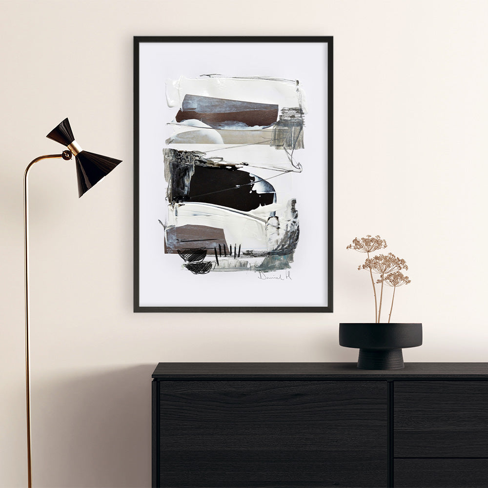 Shop Neutral Tones 2 Art Print a painted abstract themed wall art print from The Print Emporium wall artwork collection - Buy Australian made fine art painting style poster and framed prints for the home and your interior decor room, TPE-DH-077-AP