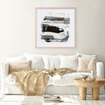 Shop Neutral Tones 2 (Square) Art Print a painted abstract themed wall art print from The Print Emporium wall artwork collection - Buy Australian made fine art painting style poster and framed prints for the home and your interior decor room, TPE-DH-300-AP