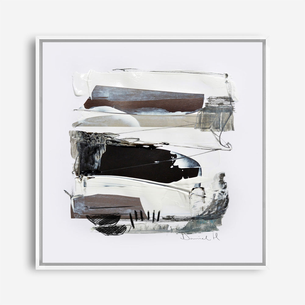 Shop Neutral Tones 2 (Square) Canvas Print a painted abstract themed framed canvas wall art print from The Print Emporium artwork collection - Buy Australian made fine art painting style stretched canvas prints for the home and your interior decor space, TPE-DH-300-CA-40X40-NF