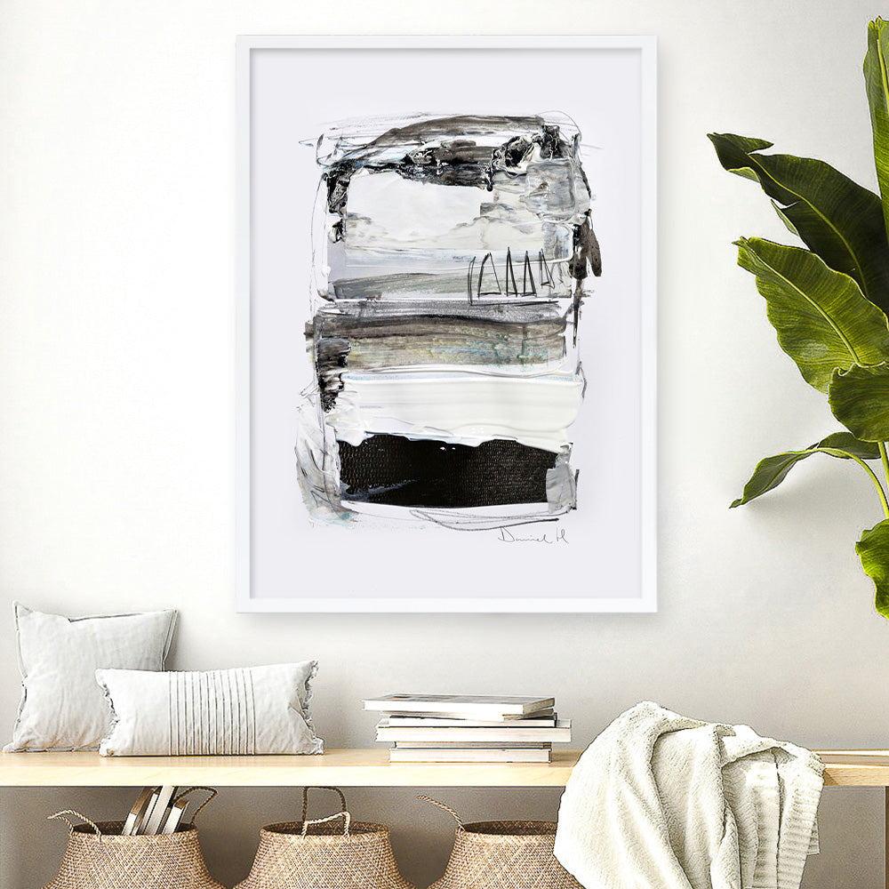 Shop Neutral Tones Art Print a painted abstract themed wall art print from The Print Emporium wall artwork collection - Buy Australian made fine art painting style poster and framed prints for the home and your interior decor room, TPE-DH-076-AP