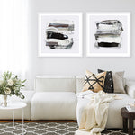 Shop Neutral Tones (Square) Art Print a painted abstract themed wall art print from The Print Emporium wall artwork collection - Buy Australian made fine art painting style poster and framed prints for the home and your interior decor room, TPE-DH-299-AP