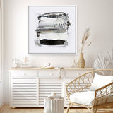 Shop Neutral Tones (Square) Canvas Print a painted abstract themed framed canvas wall art print from The Print Emporium artwork collection - Buy Australian made fine art painting style stretched canvas prints for the home and your interior decor space, TPE-DH-299-CA-40X40-NF