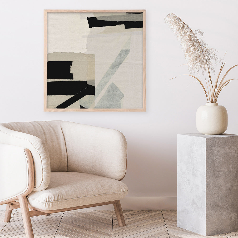 Shop Neutrals (Square) Art Print a painted abstract themed wall art print from The Print Emporium wall artwork collection - Buy Australian made fine art painting style poster and framed prints for the home and your interior decor room, TPE-DH-301-AP