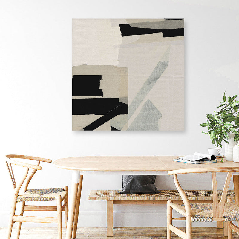 Shop Neutrals (Square) Canvas Print a painted abstract themed framed canvas wall art print from The Print Emporium artwork collection - Buy Australian made fine art painting style stretched canvas prints for the home and your interior decor space, TPE-DH-301-CA-40X40-NF