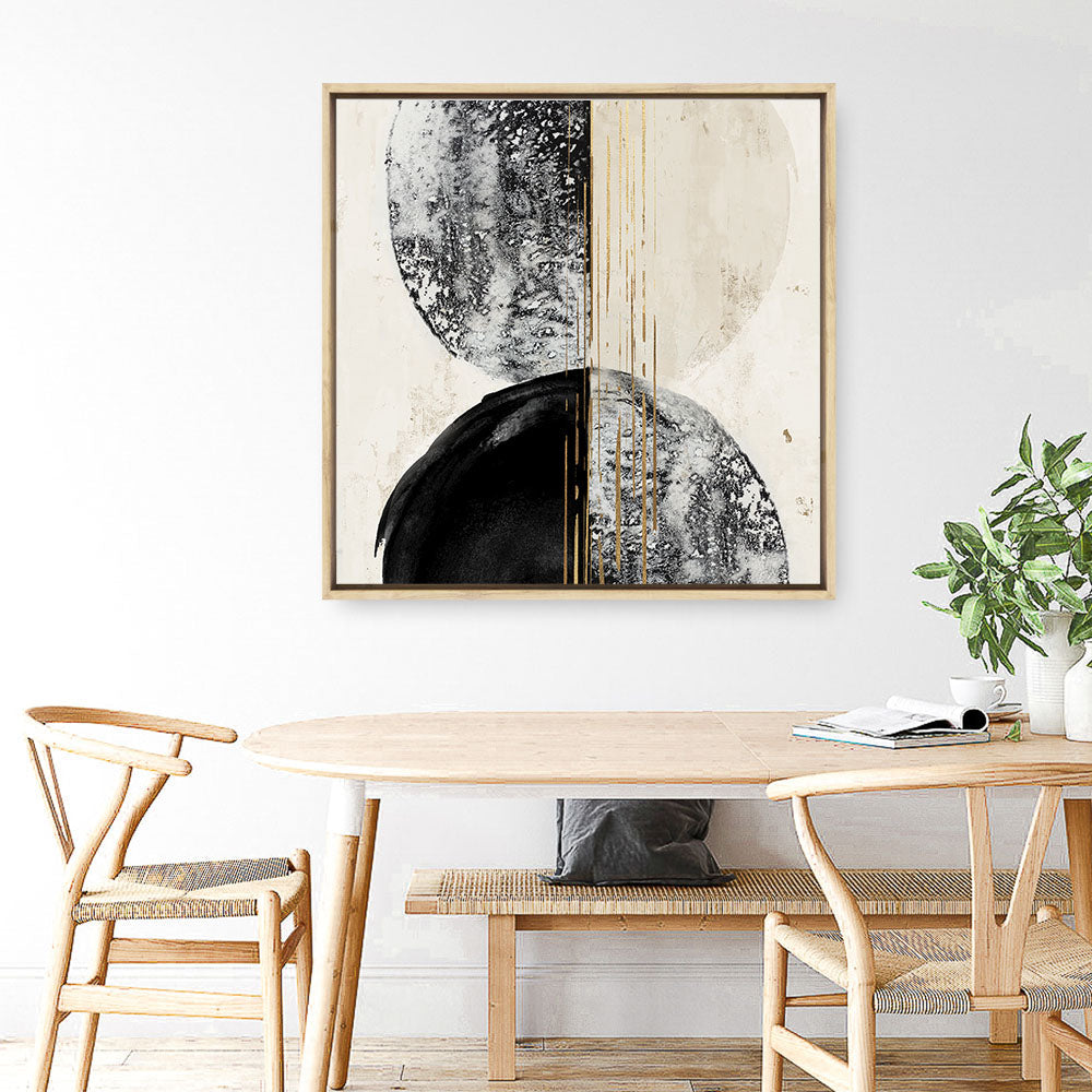 Shop New Balance I (Square) Canvas Print a painted abstract themed framed canvas wall art print from The Print Emporium artwork collection - Buy Australian made fine art painting style stretched canvas prints for the home and your interior decor space, TPE-PC-EW465-CA-40X40-NF