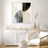 Shop New Balance II (Square) Canvas Print a painted abstract themed framed canvas wall art print from The Print Emporium artwork collection - Buy Australian made fine art painting style stretched canvas prints for the home and your interior decor space, TPE-PC-EW466-CA-40X40-NF