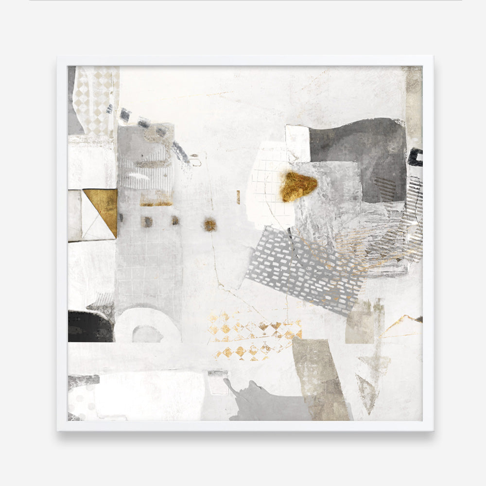Shop New Bridge (Square) Art Print a painted abstract themed wall art print from The Print Emporium wall artwork collection - Buy Australian made fine art painting style poster and framed prints for the home and your interior decor room, TPE-PC-AH002-AP