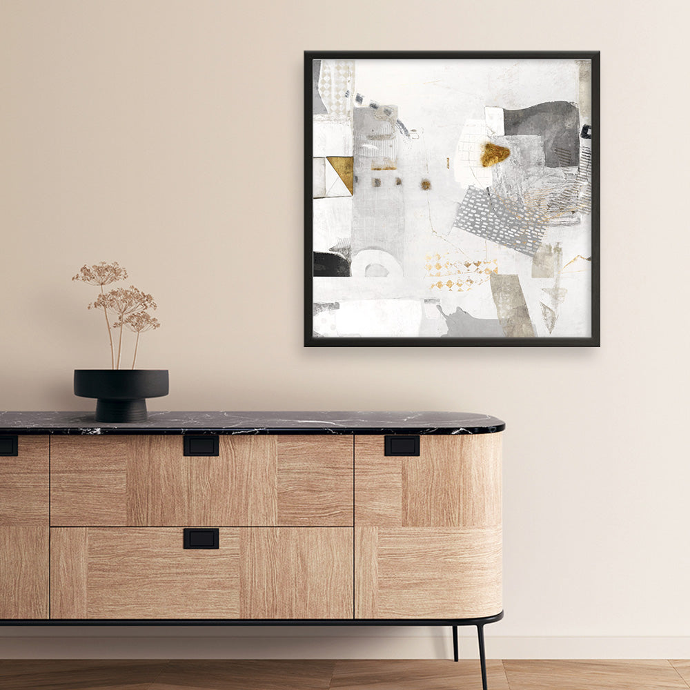 Shop New Bridge (Square) Art Print a painted abstract themed wall art print from The Print Emporium wall artwork collection - Buy Australian made fine art painting style poster and framed prints for the home and your interior decor room, TPE-PC-AH002-AP