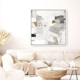 Shop New Bridge (Square) Canvas Print a painted abstract themed framed canvas wall art print from The Print Emporium artwork collection - Buy Australian made fine art painting style stretched canvas prints for the home and your interior decor space, TPE-PC-AH002-CA-40X40-NF