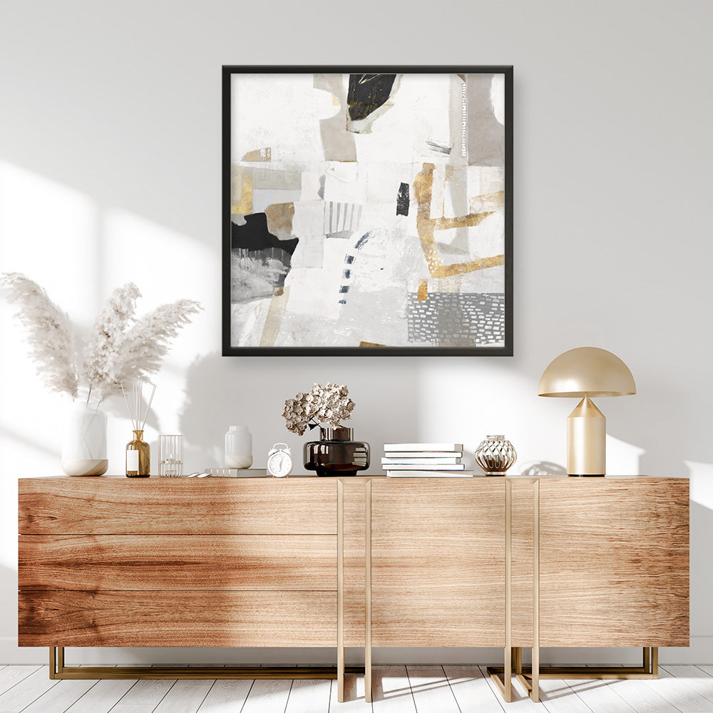 Shop New Connections (Square) Art Print a painted abstract themed wall art print from The Print Emporium wall artwork collection - Buy Australian made fine art painting style poster and framed prints for the home and your interior decor room, TPE-PC-AH003-AP