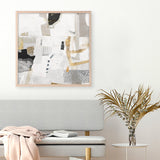 Shop New Connections (Square) Art Print a painted abstract themed wall art print from The Print Emporium wall artwork collection - Buy Australian made fine art painting style poster and framed prints for the home and your interior decor room, TPE-PC-AH003-AP