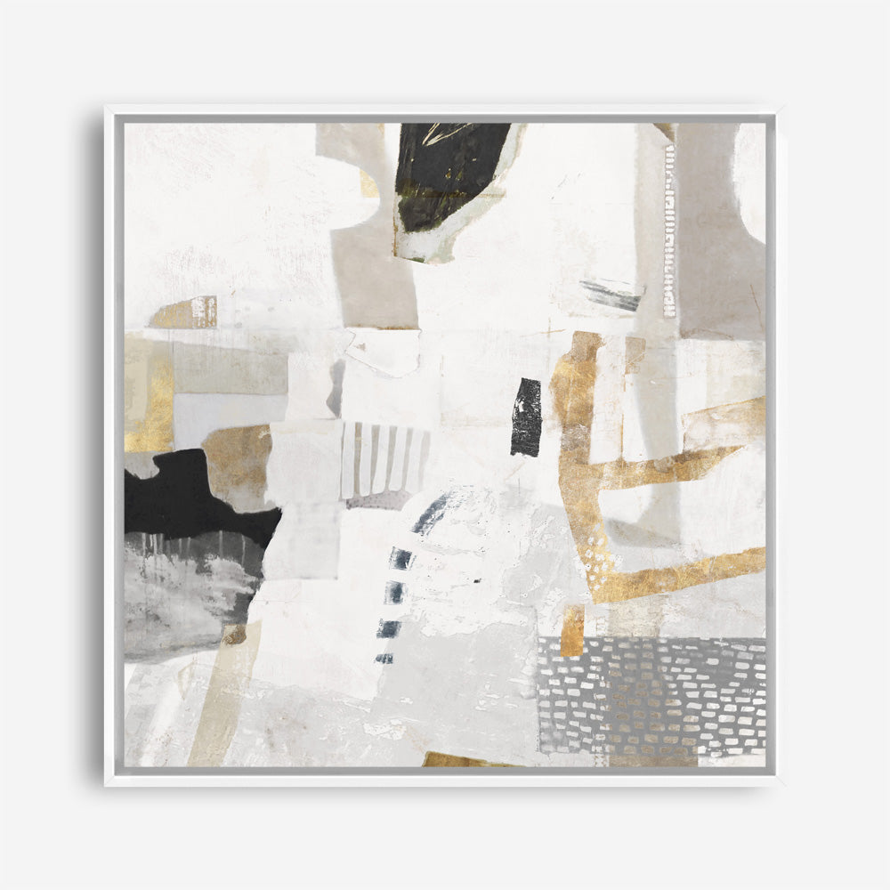 Shop New Connections (Square) Canvas Print a painted abstract themed framed canvas wall art print from The Print Emporium artwork collection - Buy Australian made fine art painting style stretched canvas prints for the home and your interior decor space, TPE-PC-AH003-CA-40X40-NF