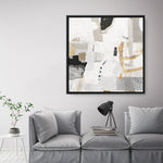 Shop New Connections (Square) Canvas Print a painted abstract themed framed canvas wall art print from The Print Emporium artwork collection - Buy Australian made fine art painting style stretched canvas prints for the home and your interior decor space, TPE-PC-AH003-CA-40X40-NF